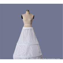 Wholesale organza hallow white crinoline bridal wedding lace petticoat